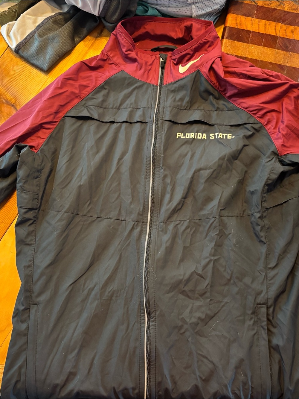 Nike Florida State Windbreaker Jacket - Maroon & Black